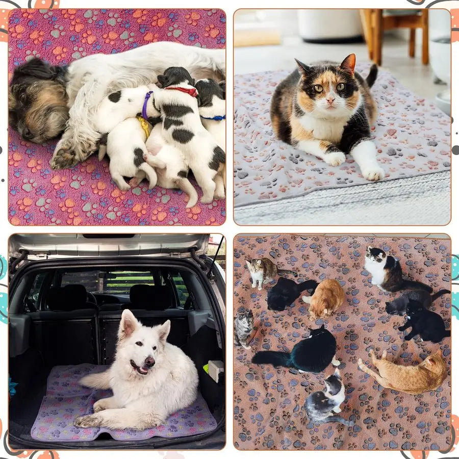 4pcs Waterproof Dog Sleeping Mat