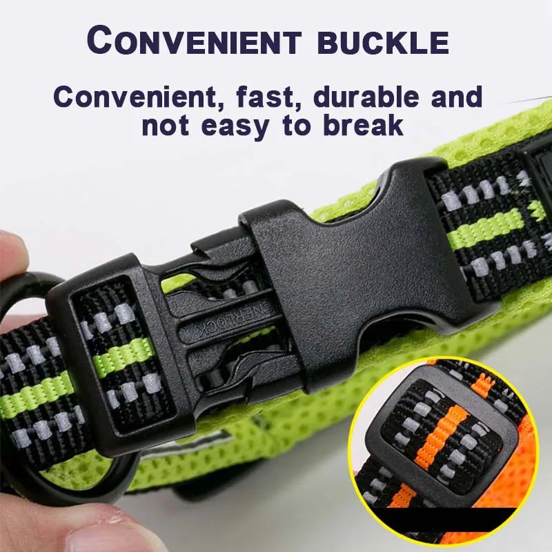 Traveling Dog Collar - Comfort Padded Collar for Medium & Large Dogs