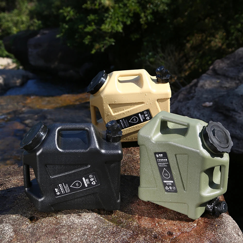 10/12L Outdoor Large-Capacity Water Container with Faucet