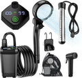 Portable Rechargeable Camping Shower with Heater