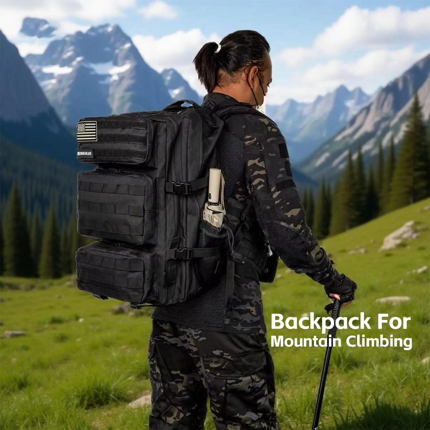 Military Tactical Backpack 55L