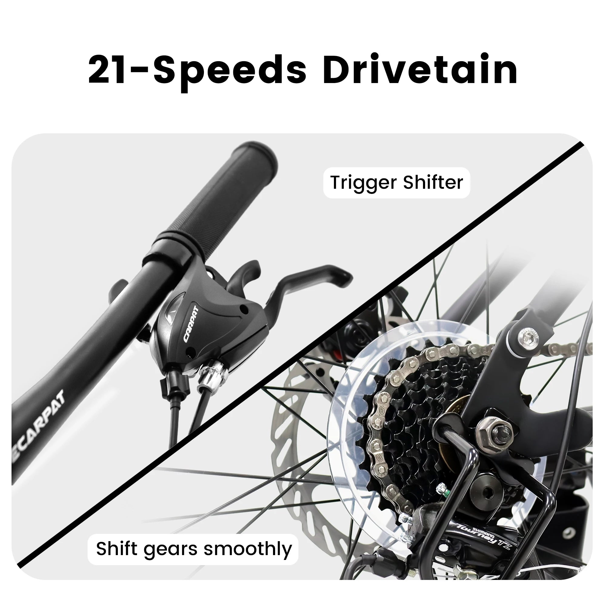 Dual Full Suspension Mountain Bike 24/26/27.5 Inch, 21-Speed