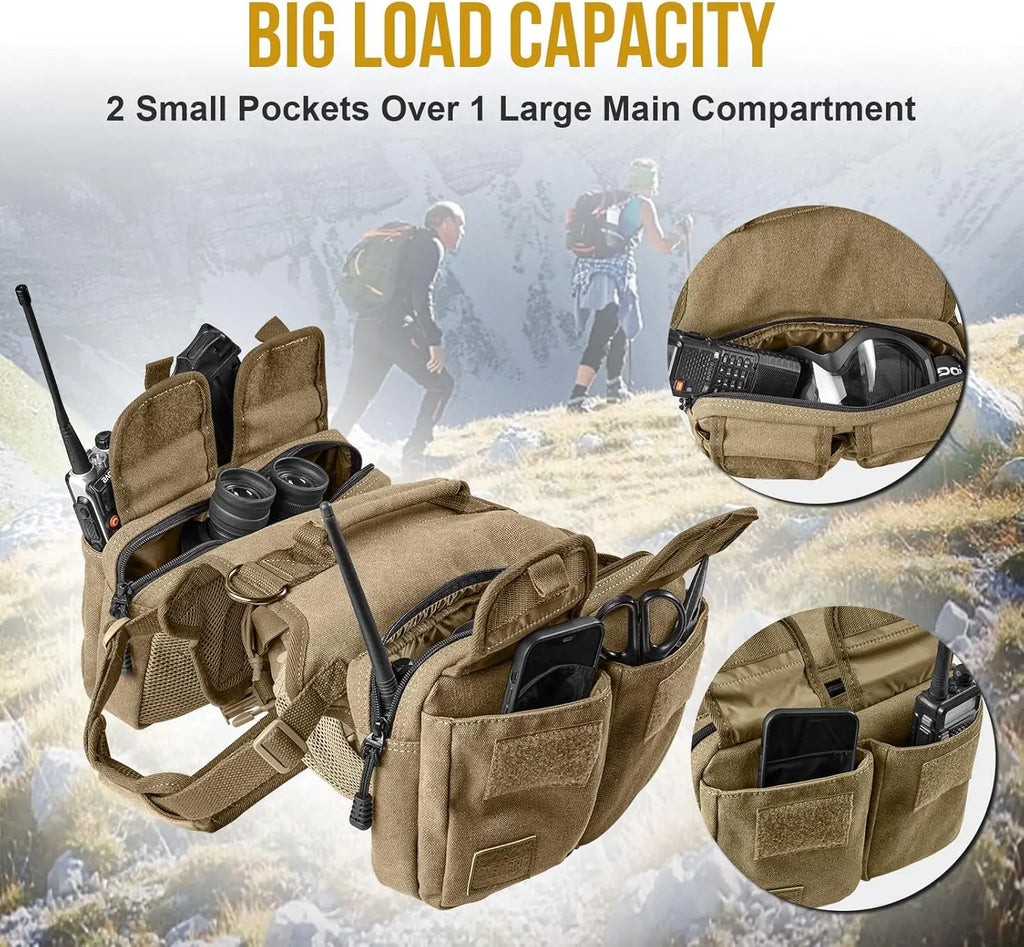 Dog Backpack with Saddlebags
