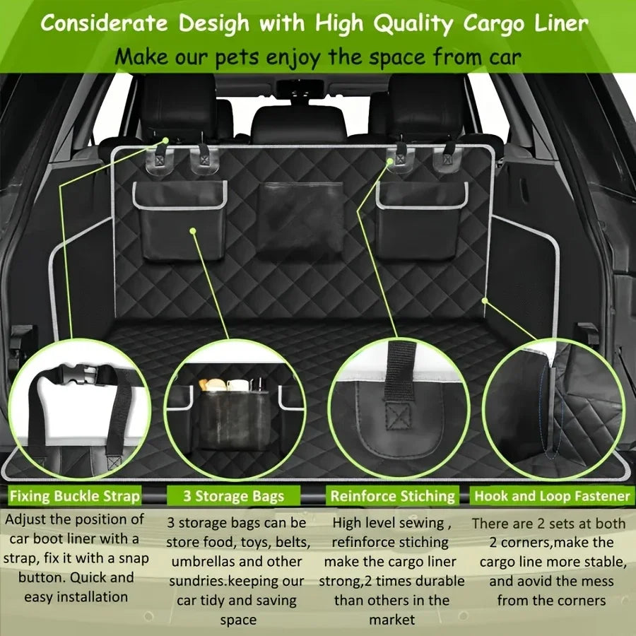 SUV Pet Cargo Liner, Waterproof , Non-Slip, Large