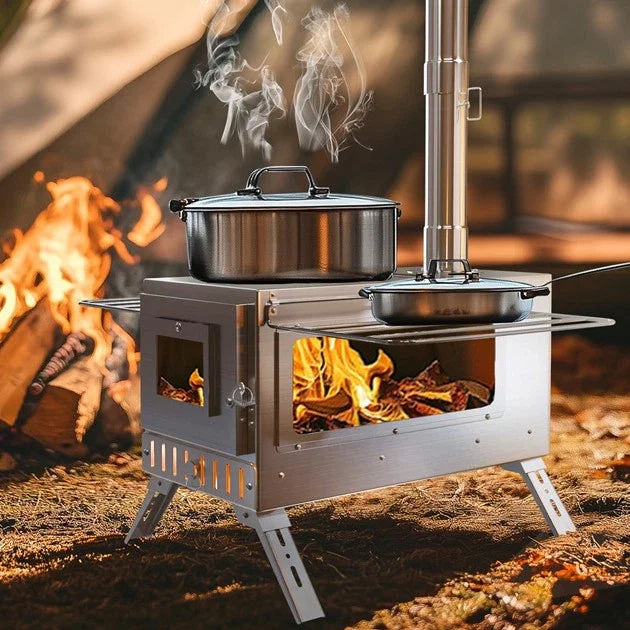 Portable Hot Tent Wood Burning Stove