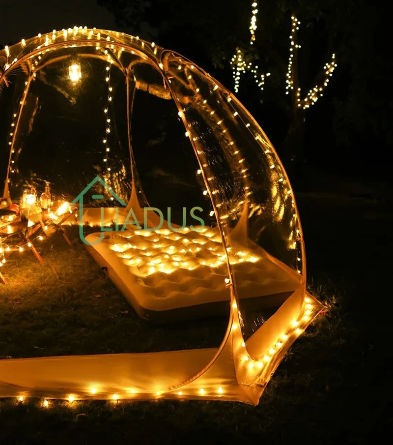 4-8 Person Transparent Dome Tent Ideal for Stargazing