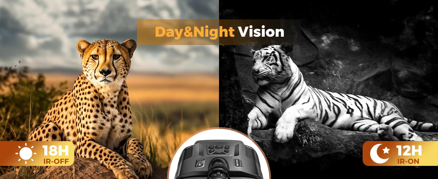 Night Vision Binoculars Rechargeable 8X Digital Zoom 600 Meters