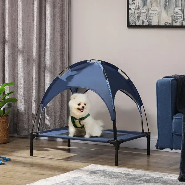 Outdoor Raised Cooling Bed with Canopy