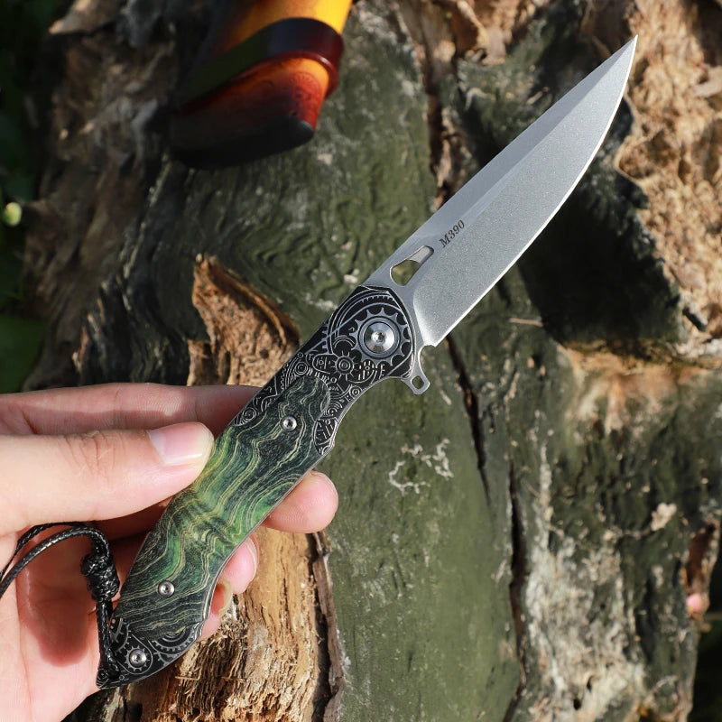 High Quality Handmade M390 Steel Folding Pocket Knife