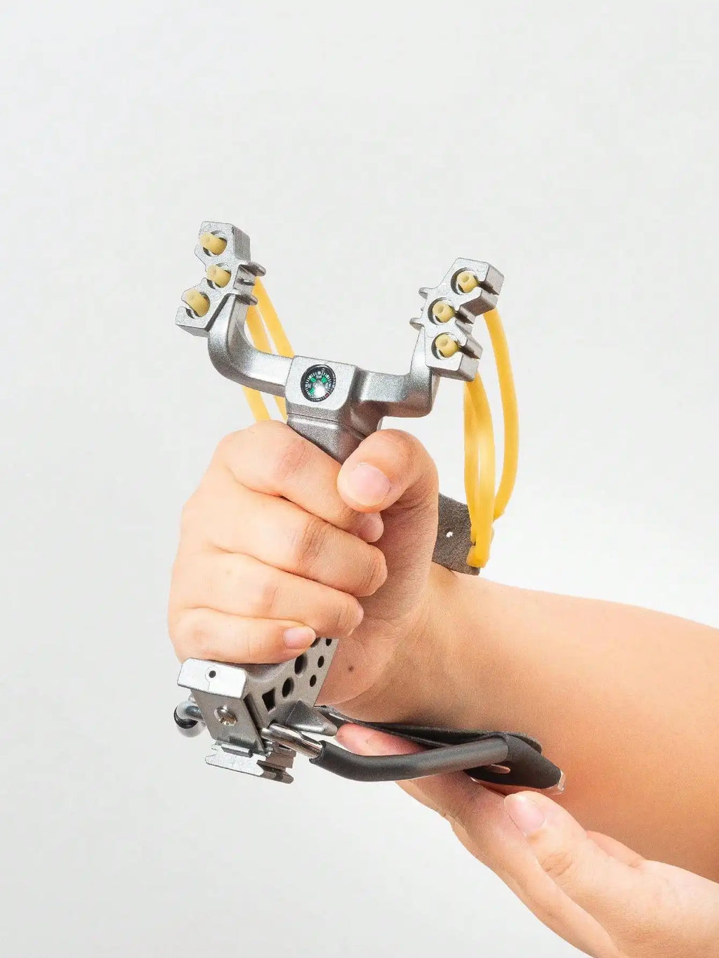 High-Power Slingshot With Wrist Guard