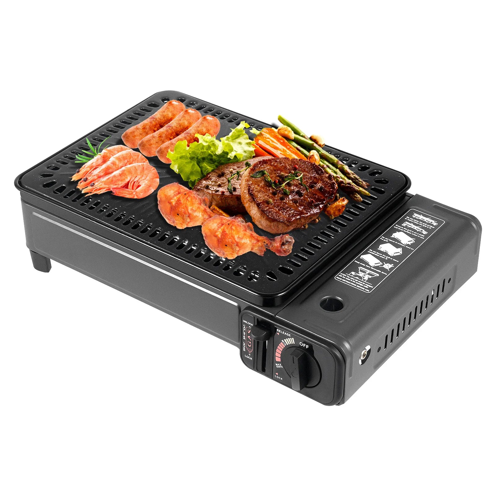 1-Burner Butane Grill Stove