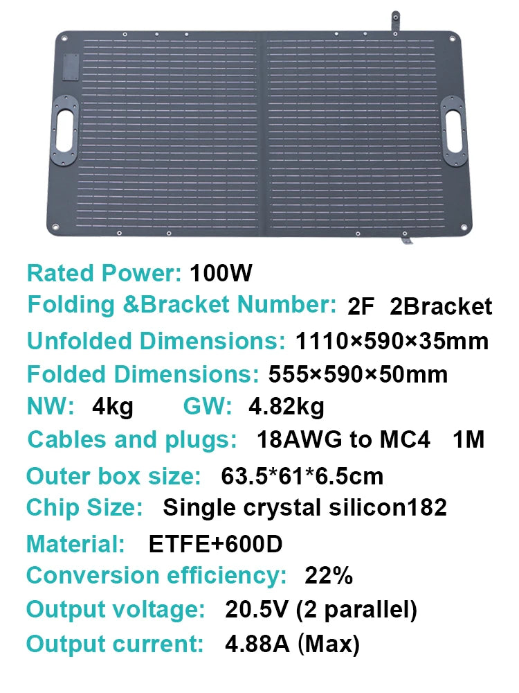 Portable Foldable Solar Panel