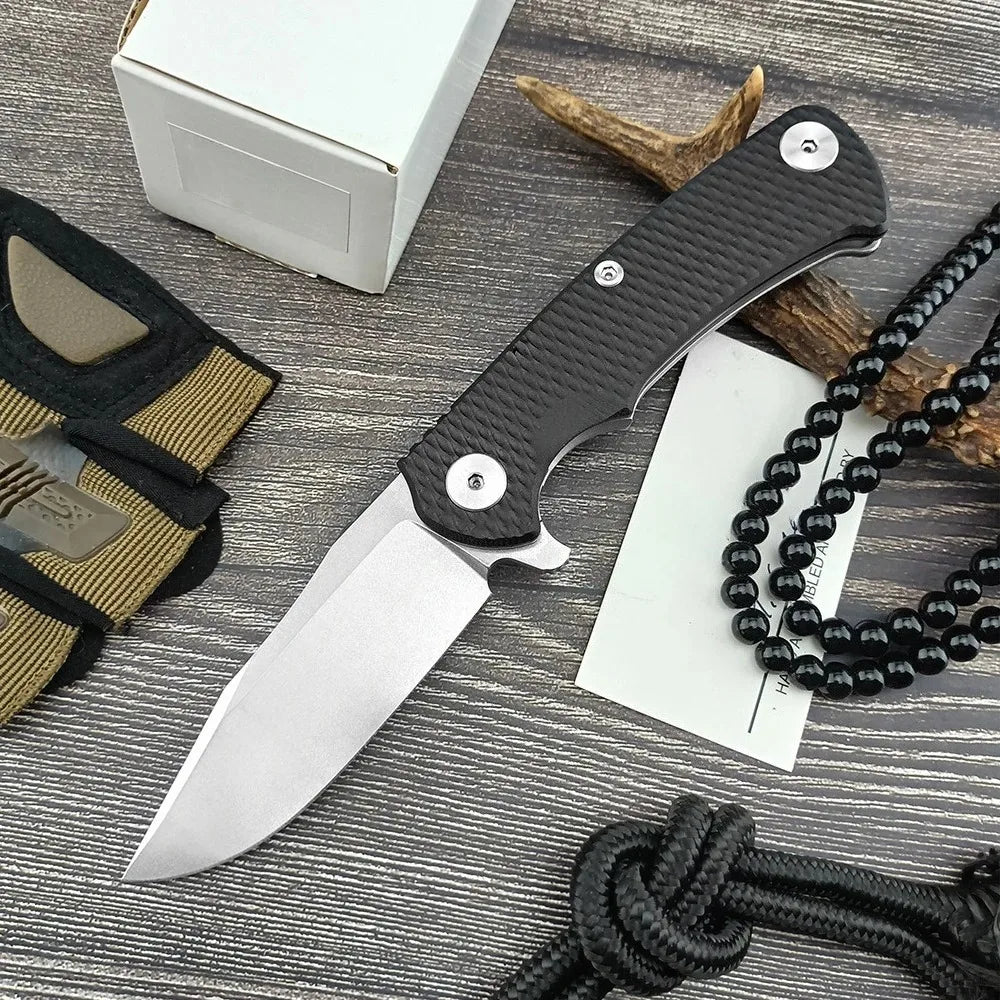 Outdoor Hunter Sharp D2 Steel Blade Utility Knife - 9" Fixed Blade