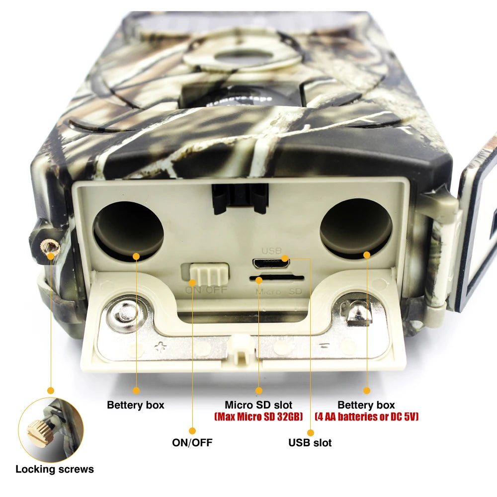 12MP Trail Camera Waterproof, Day / Night Video & Stills