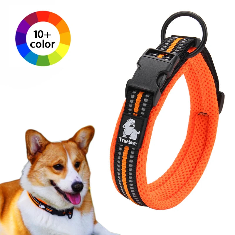 Traveling Dog Collar - Comfort Padded Collar for Medium & Large Dogs