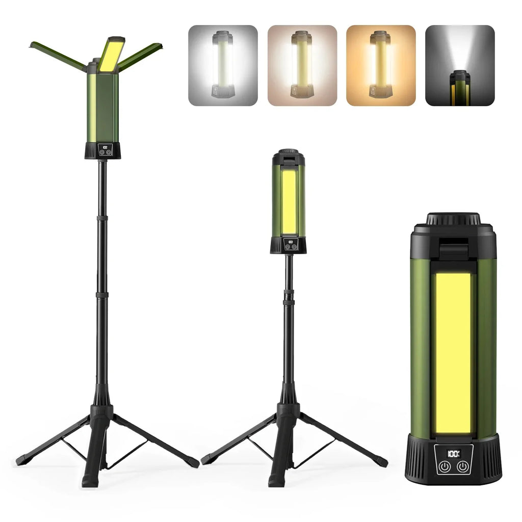 6000mAh LED Outdoor Camp Light, Adjustable, Dimmable