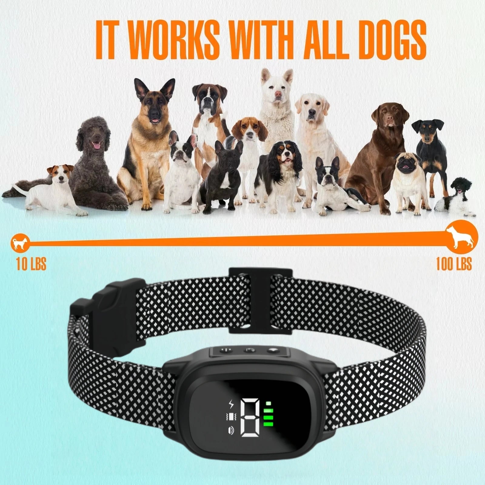 Rechargeable Anti-Bark Collar For Dog