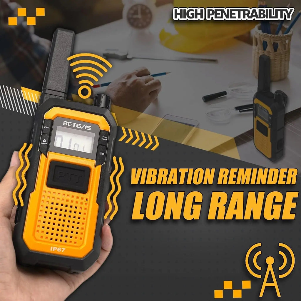 Waterproof Walkie Talkies, Heavy Duty Two Way Radios