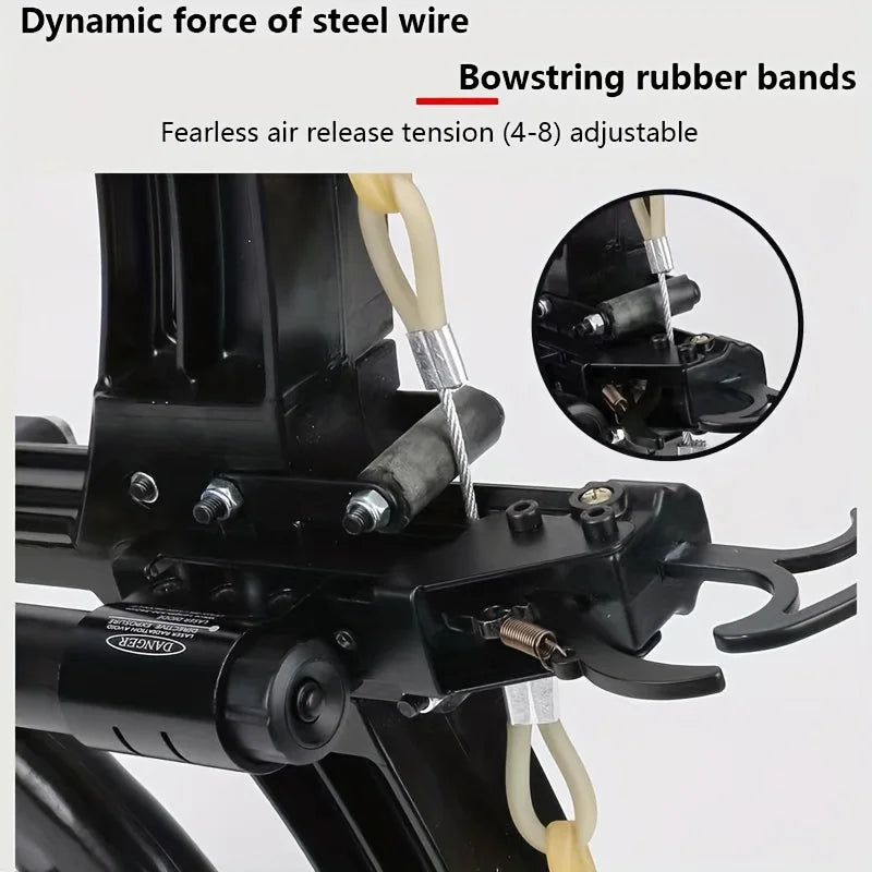 60LBS 40 Series Compound Bow Multi Strand Rubber Band Pulley Bow