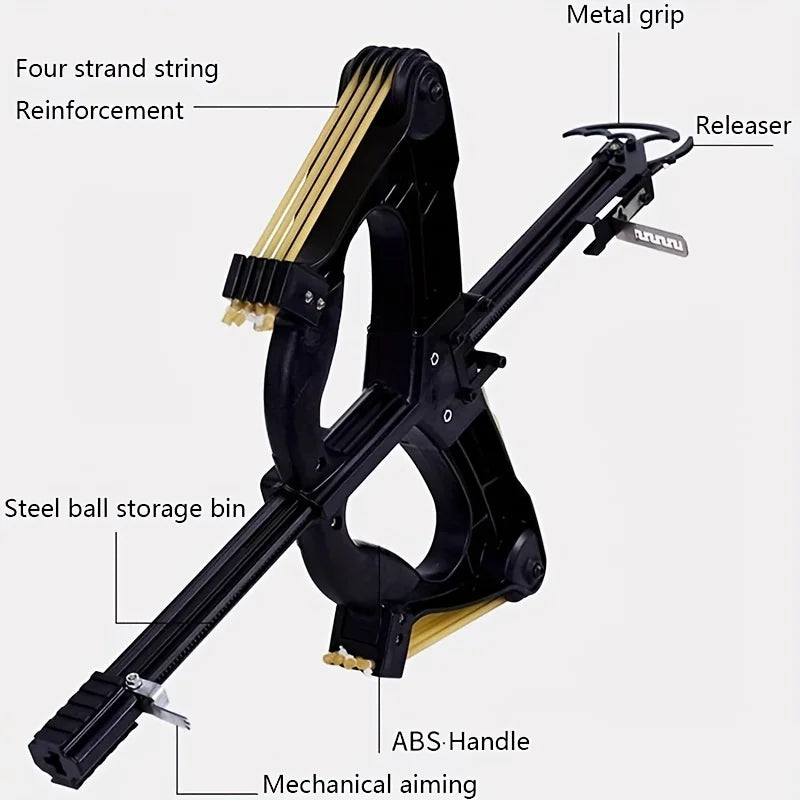 60LBS 40 Series Compound Bow Multi Strand Rubber Band Pulley Bow