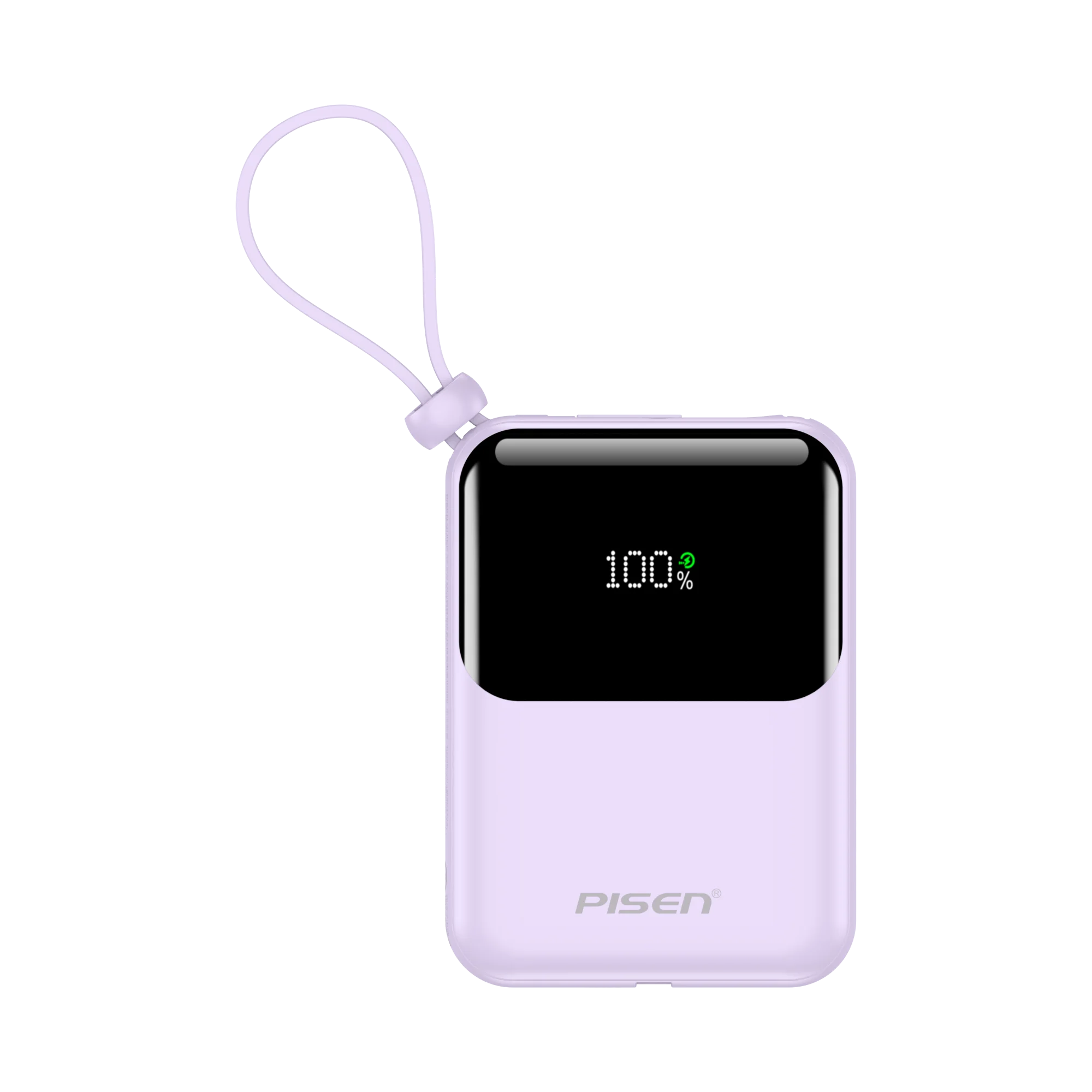 22.5W Fast Charging Mini Portable Power Bank Built-in Dual Cables