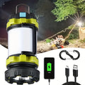 Rechargeable LED Lantern Flashlight and Power Bank - 3-in-1 Camping Light