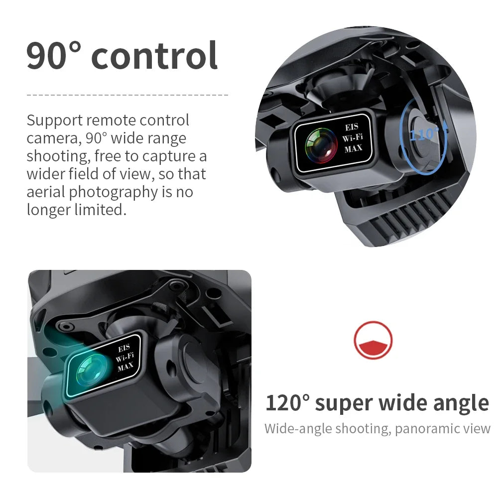 4K GPS Drone with Obstacle Avoidance & 3-Axis Gimbal - 5km Range