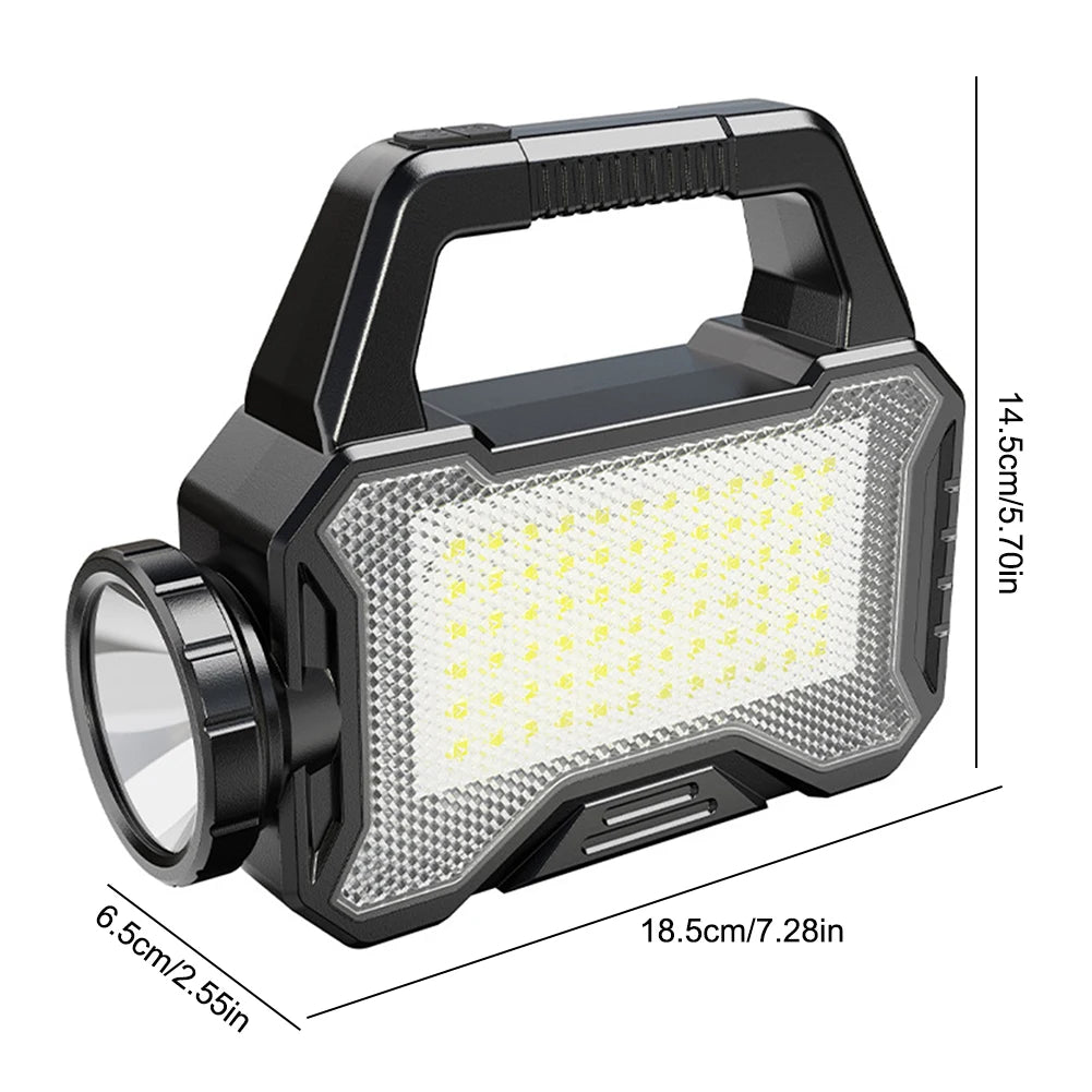 Solar Camping Lantern Long Range Powerful Solar Spotlight