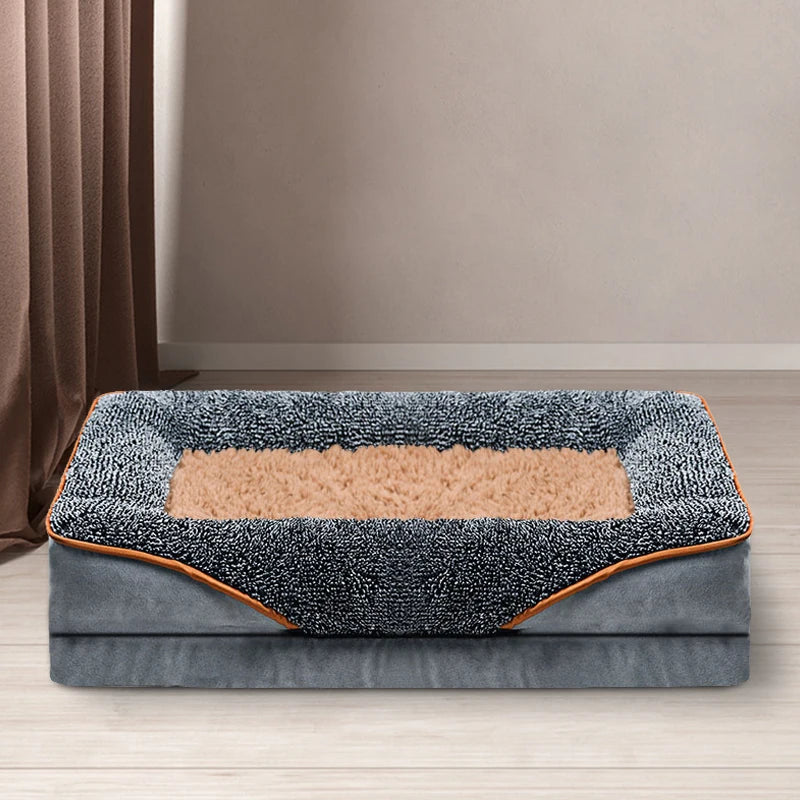 All-season dog bed, removable and washable