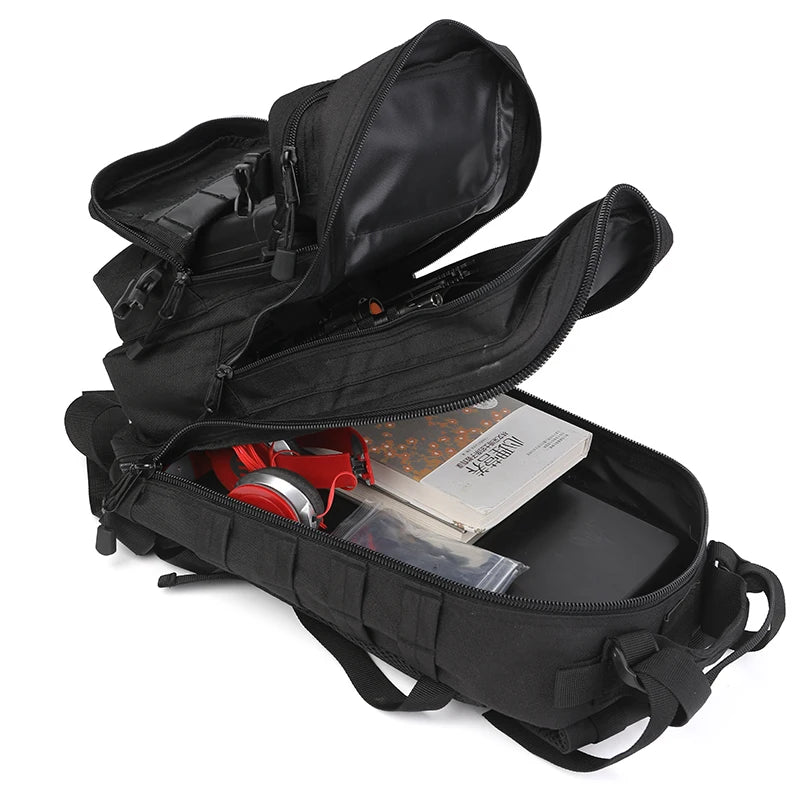 35L Tactical Backpack - Multi-Purpose Daypack for Hiking, Camping & Outdoor Adventures