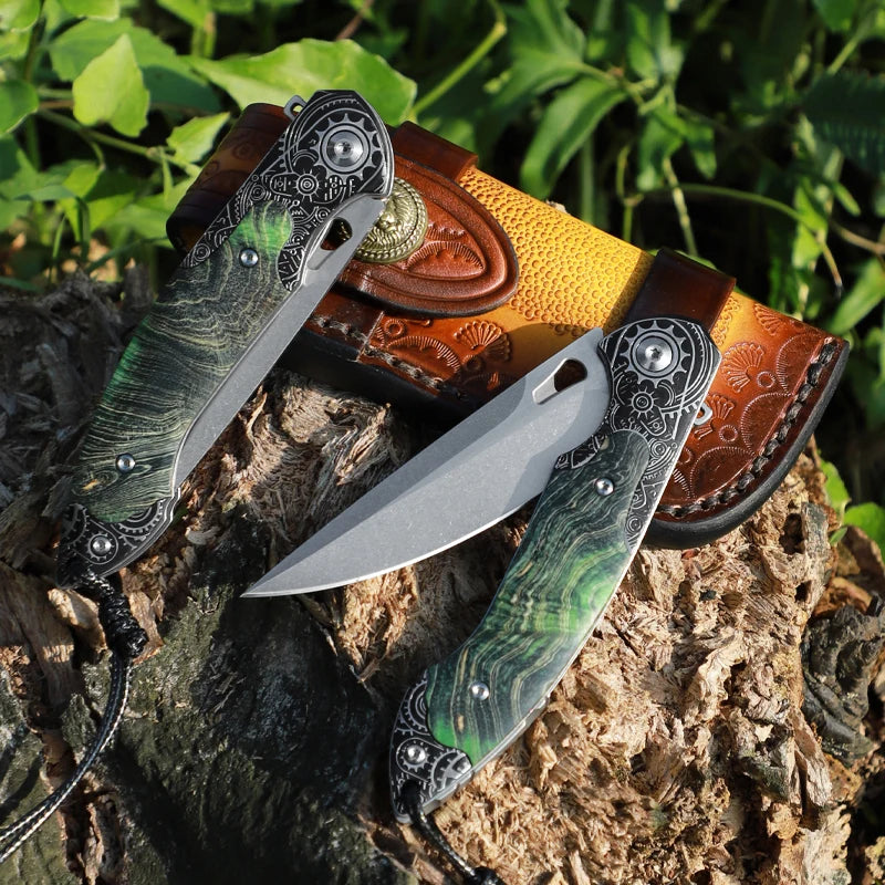 High Quality Handmade M390 Steel Folding Pocket Knife