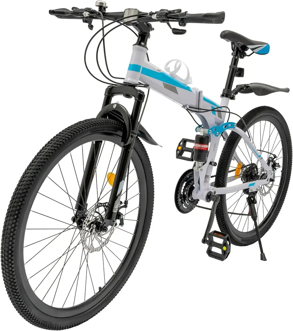 Foldable 26" Mountain Bike, 21 Speed