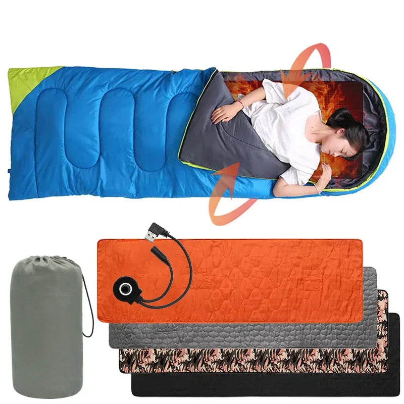 Outdoor Camping USB Heating Sleeping Mat