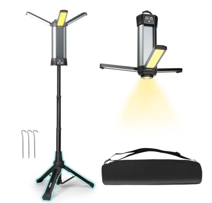 6000mAh LED Outdoor Camp Light, Adjustable, Dimmable