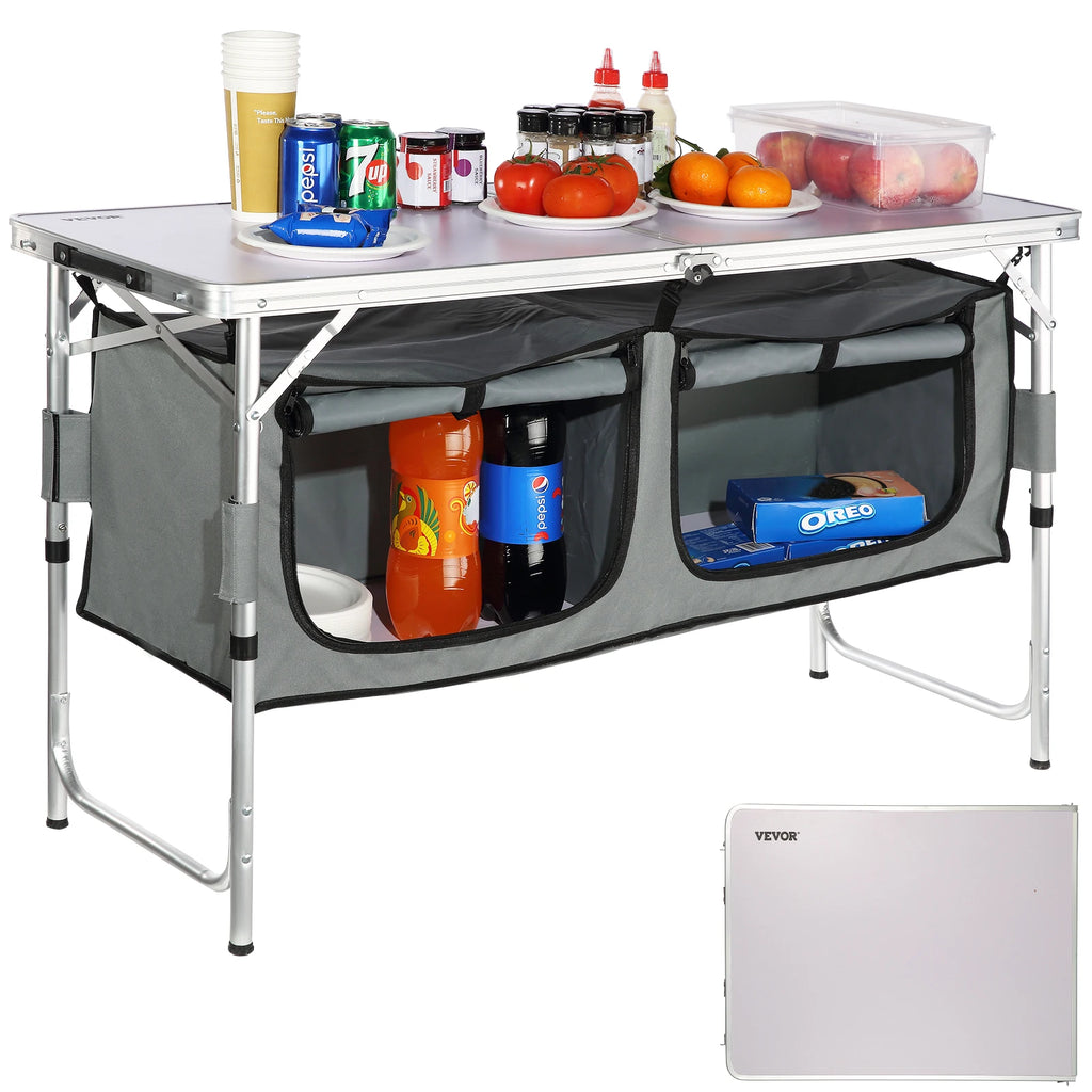 Adjustable Folding Camping Table
