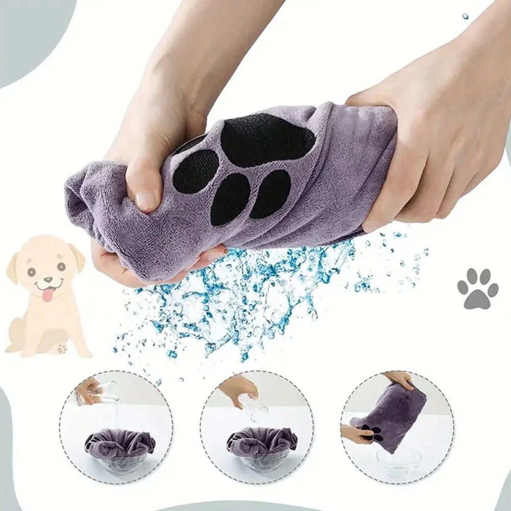 Pet Towel Soft, Thickened and Quick-drying