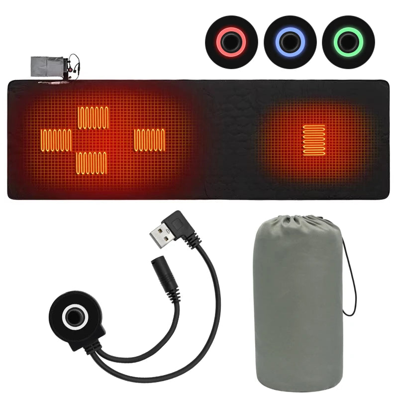 Outdoor Camping USB Heating Sleeping Mat