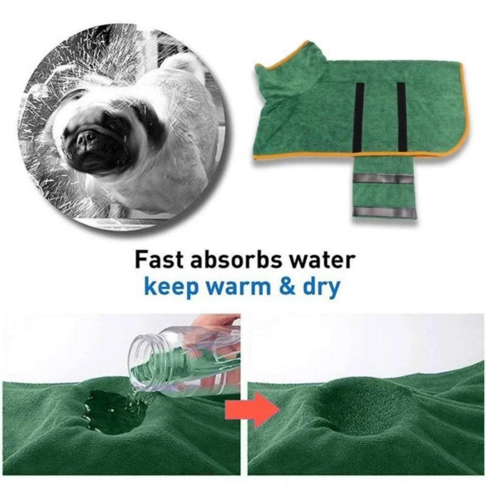 Dog Bathrobe / Bath Towel