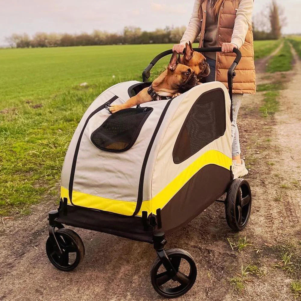 Premium Dog Stroller / Foldable Cart for S/M/L/XL Dogs