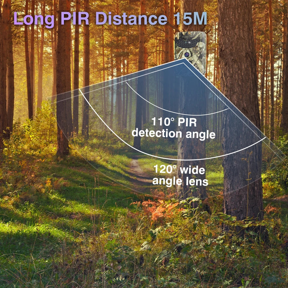 12MP Trail Camera Waterproof, Day / Night Video & Stills