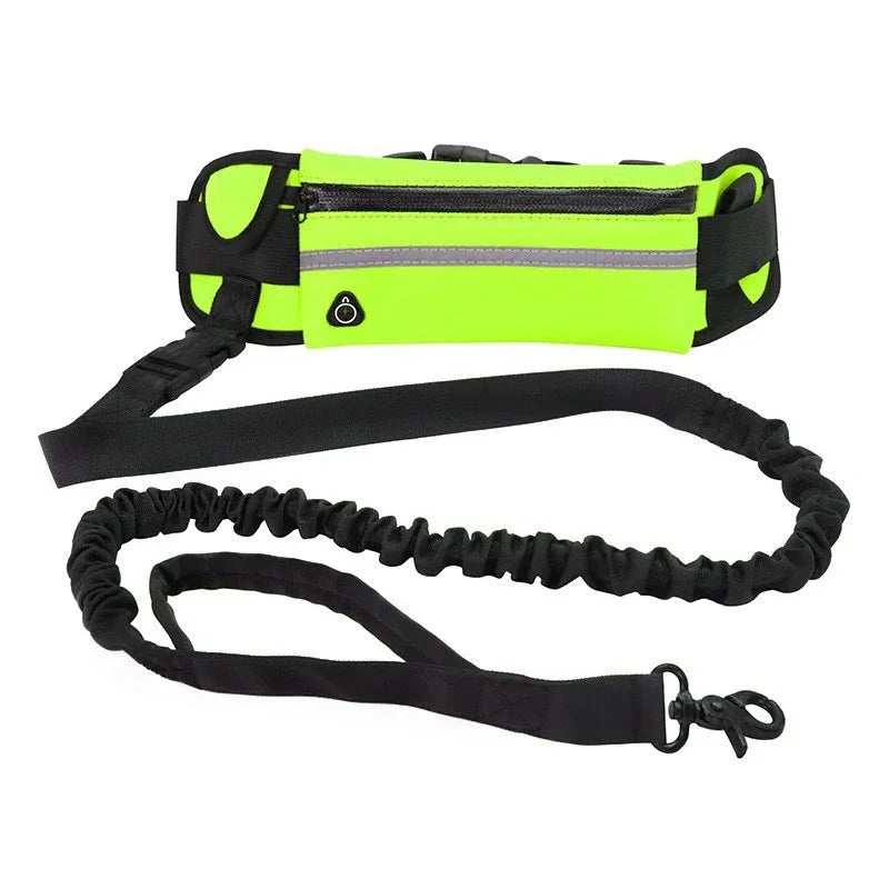 Hands Free Dog Leash, Reflective and Retractable