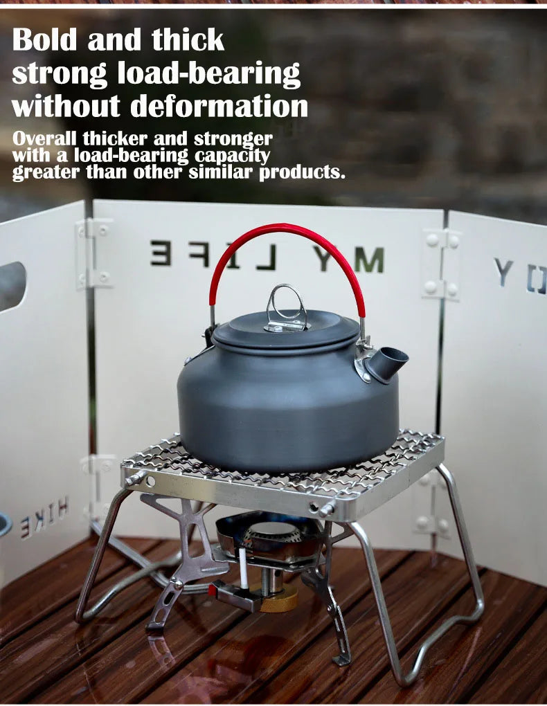 Folding Stainless Steel Campfire Grill Grate