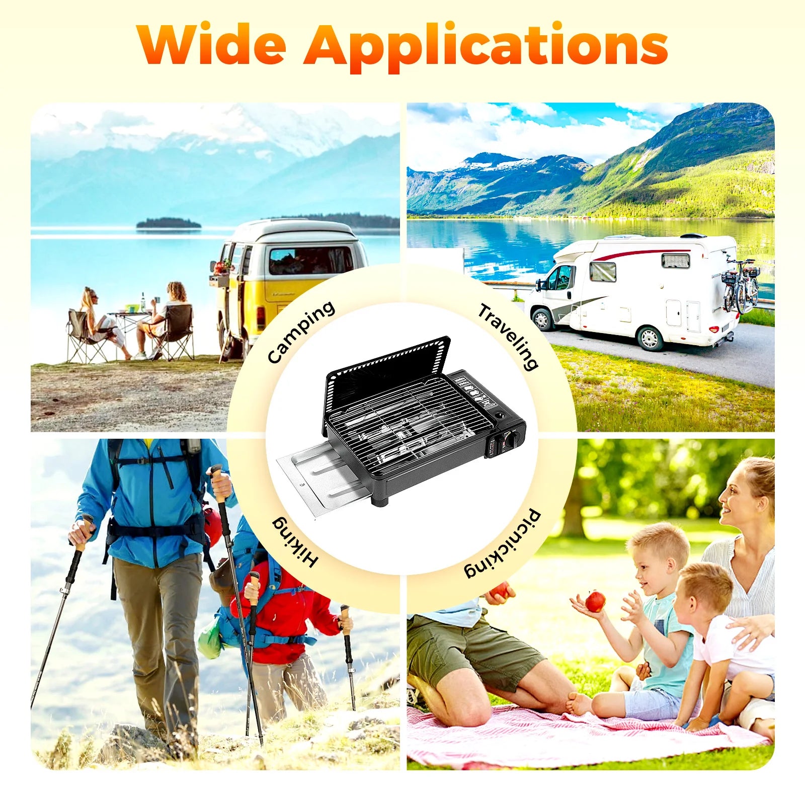 1-Burner Butane Grill Stove