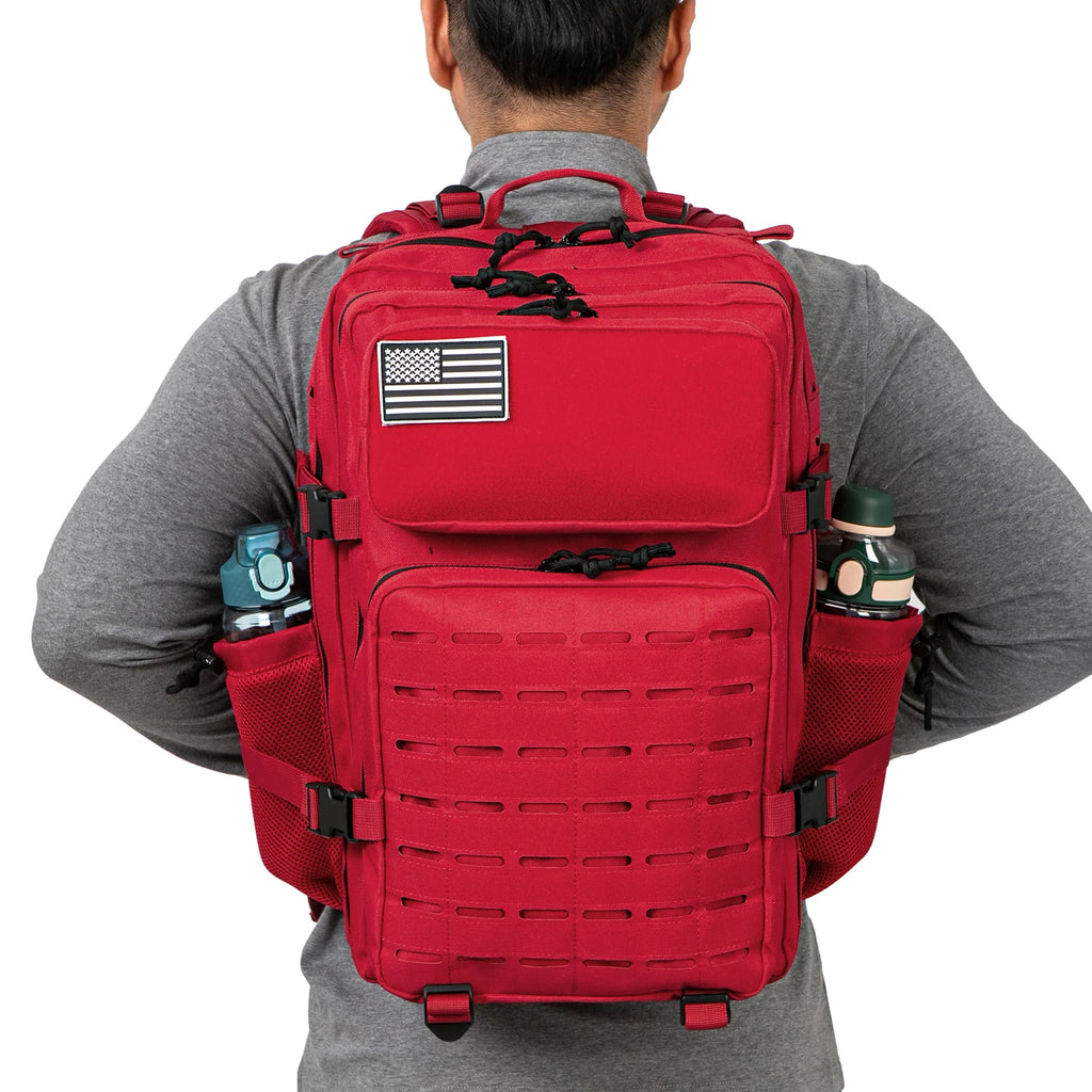 45L Tactical Backpack with Cup Holders