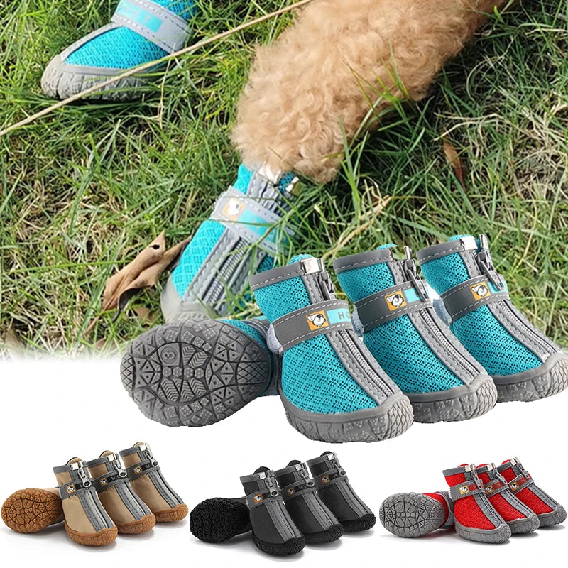 Dog Booties, Thick Sole, Plush Lined, Breathable Paw Protection