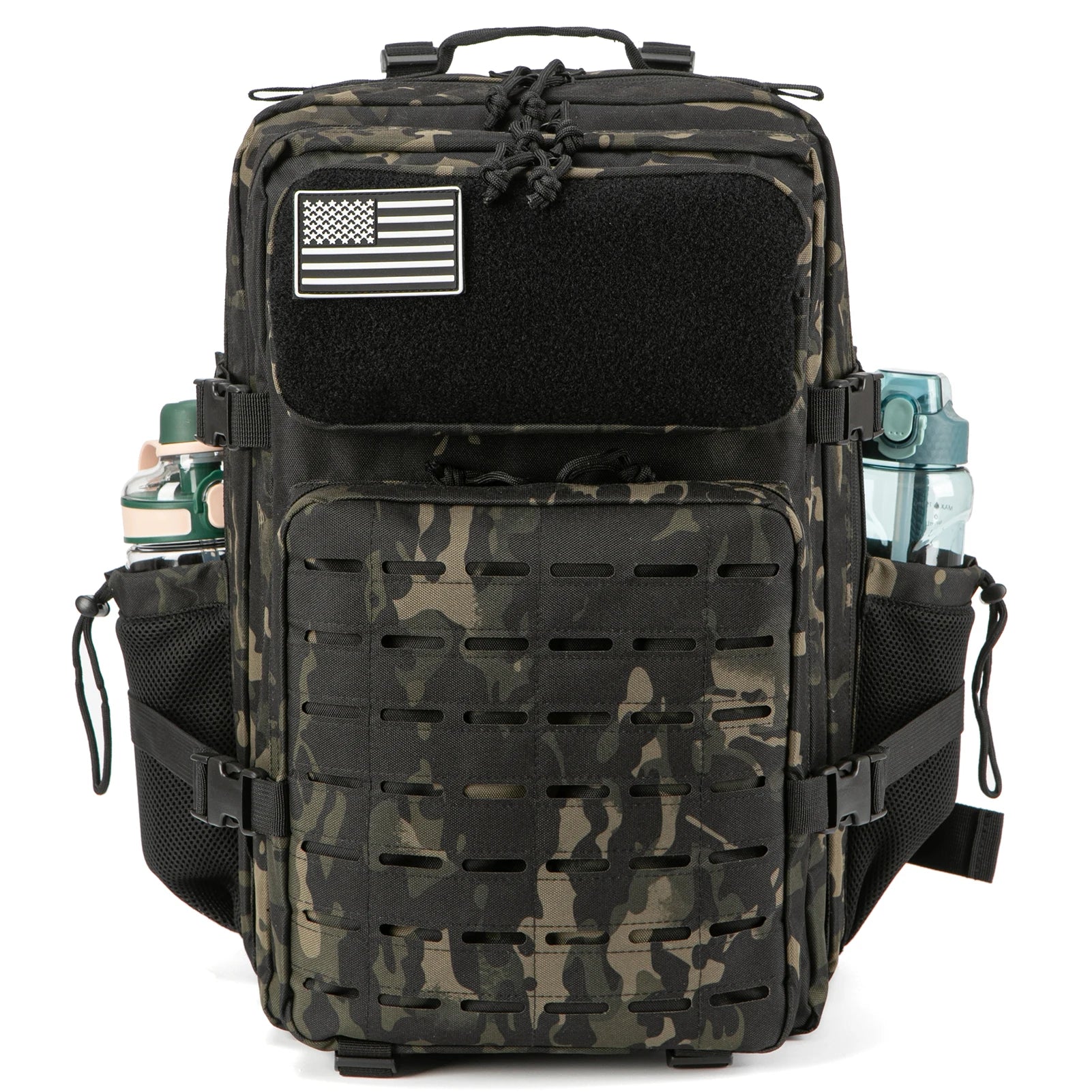 45L Tactical Backpack with Cup Holders