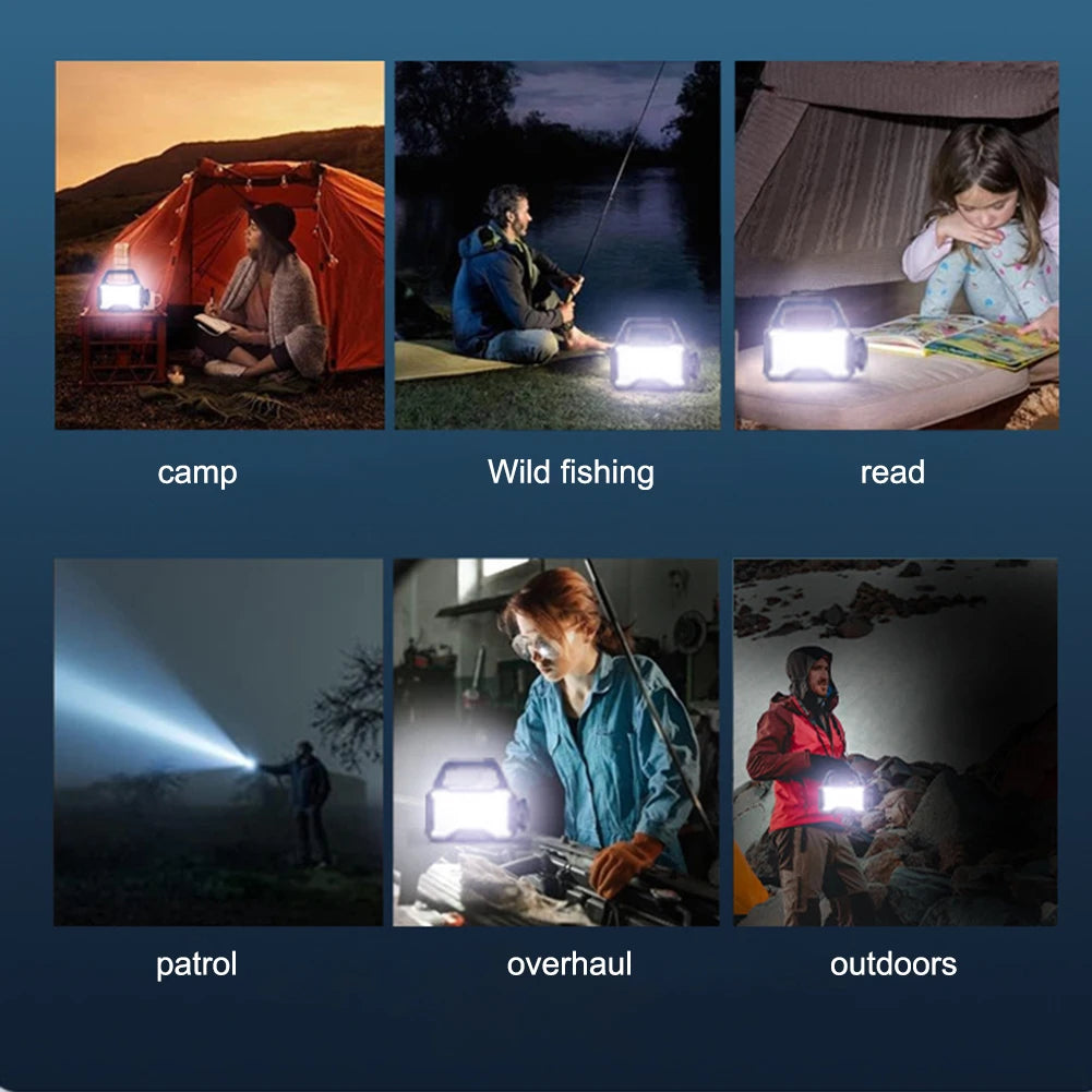 Solar Camping Lantern Long Range Powerful Solar Spotlight