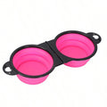 2-in-1 Foldable Dual Feeding, Drinking Bowl