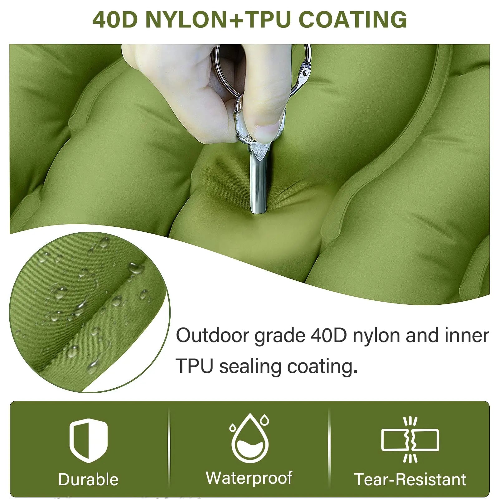 Camping Sleeping Pad with Built-in Foot Pump