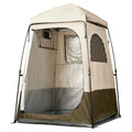 Foldable Privacy Tent with Ground Stakes, Ropes, & Crossbar